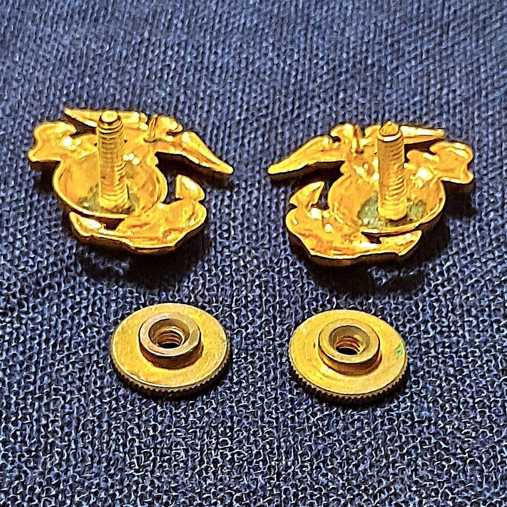 U.S. Marine Corps Gold Eagle, Globe & Anchor (EGA) Lapel Pins - Picture 10 of 10